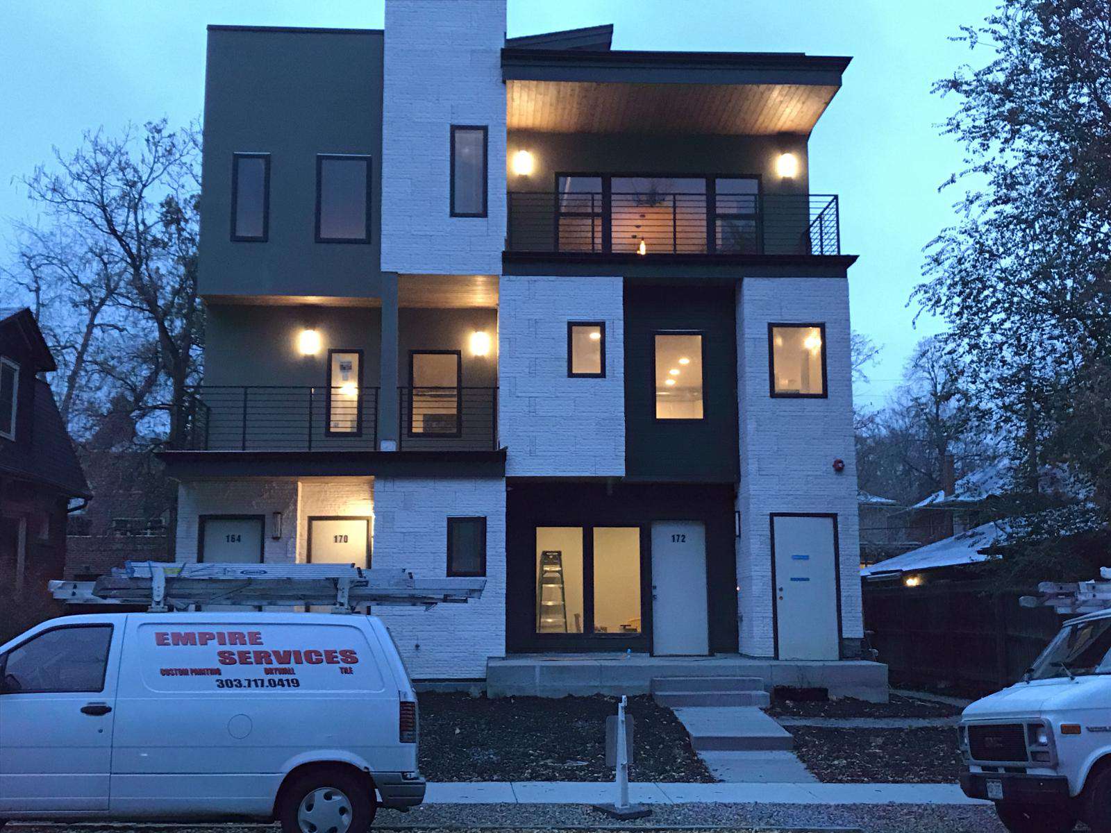 residential repainted exterior